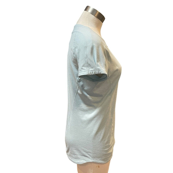 Arc’teryx Top Short Sleeve Outdoor Hiking T-Shirt Taema Light Blue Sz M - Picture 2 of 8